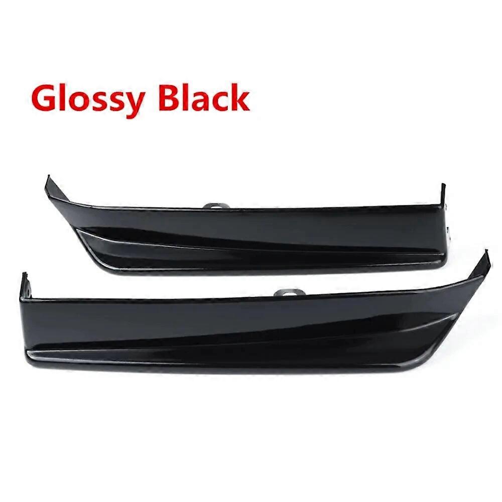 2X Anti-Scratch Car Rear Bumper Lip Aprons Spats Splitters Add-on Side Aprons Cap Spoiler For Subaru Impreza WRX STI 2015-2019