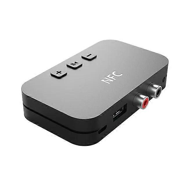 Gtwoilt بلوتوث 5.0 جهاز استقبال لاسلكي نقل الصوت ستيريو الموسيقى دعم U Disk Nfx الاتصال مع محول Rca 3.5 Aux Jack
