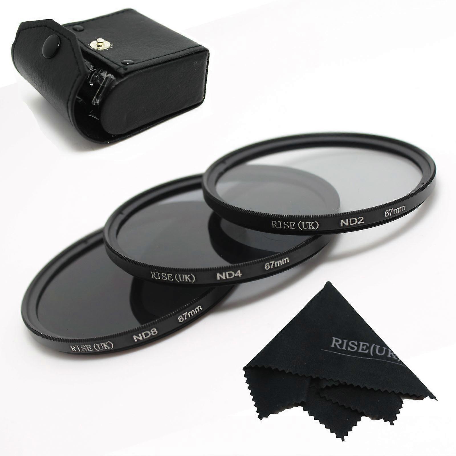 100% GUARANTEE  67mm 67 mm Neutral Density  filter ND2 4 8 Filter +filter case bag for Canon EOS 1000D 650D 600D 550D 500D