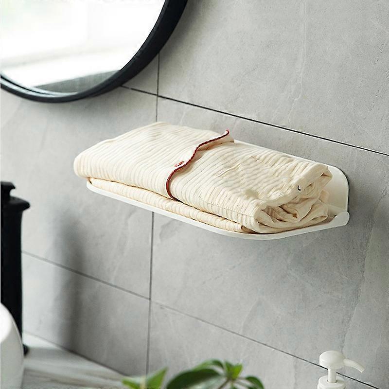 Bathroom Storage Shelf Foldable Towel Clothing Soap Tissue Mobile Phone Storage Shelf Bathroom