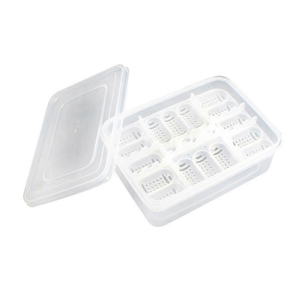 Pet Reptile Lizard Snake Gecko 16 Grids Egg Hatchery Breeding Box Case Incubator