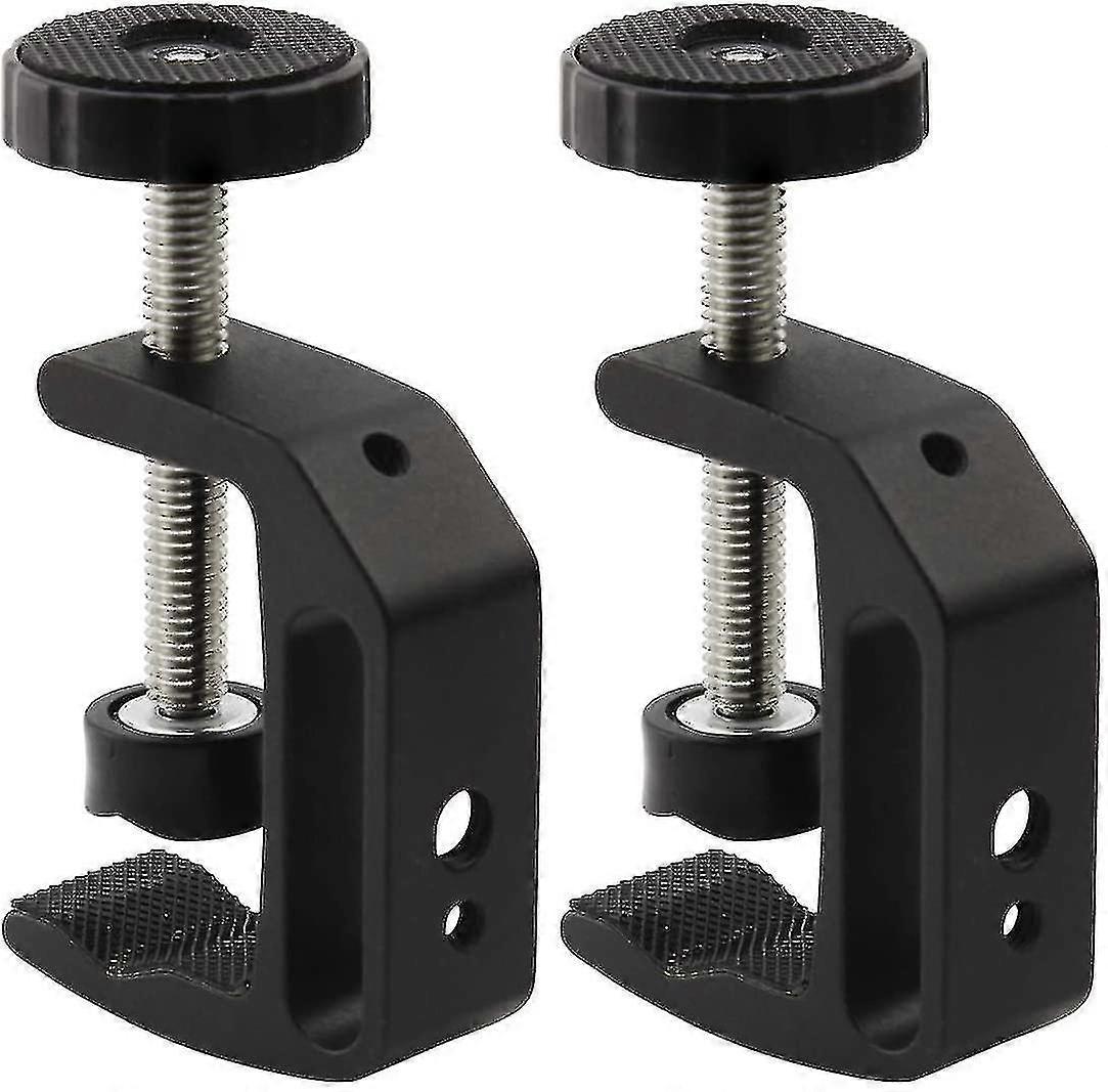 Universal C-clamp With 1/4 And 3/8 Thread Hole For Desktop Mount Holder Lcd Monitor Flash Desks