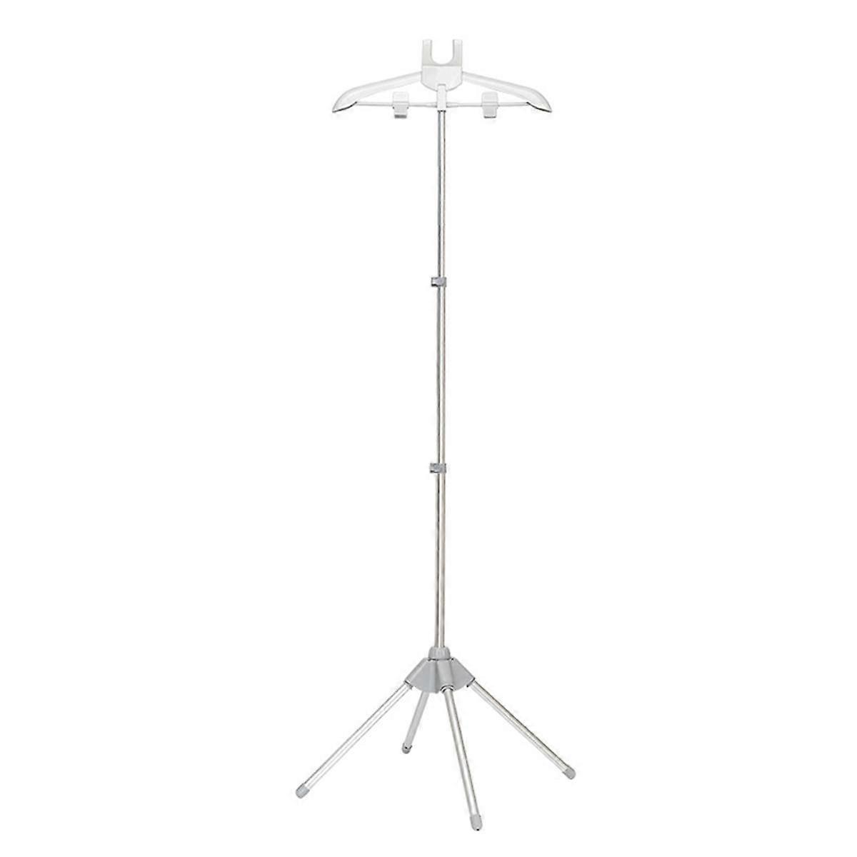 Display Stand Clothes Hanger Garment Foldable Tripod Steamer Rack Cloths Iron Hanging Stand Clothin