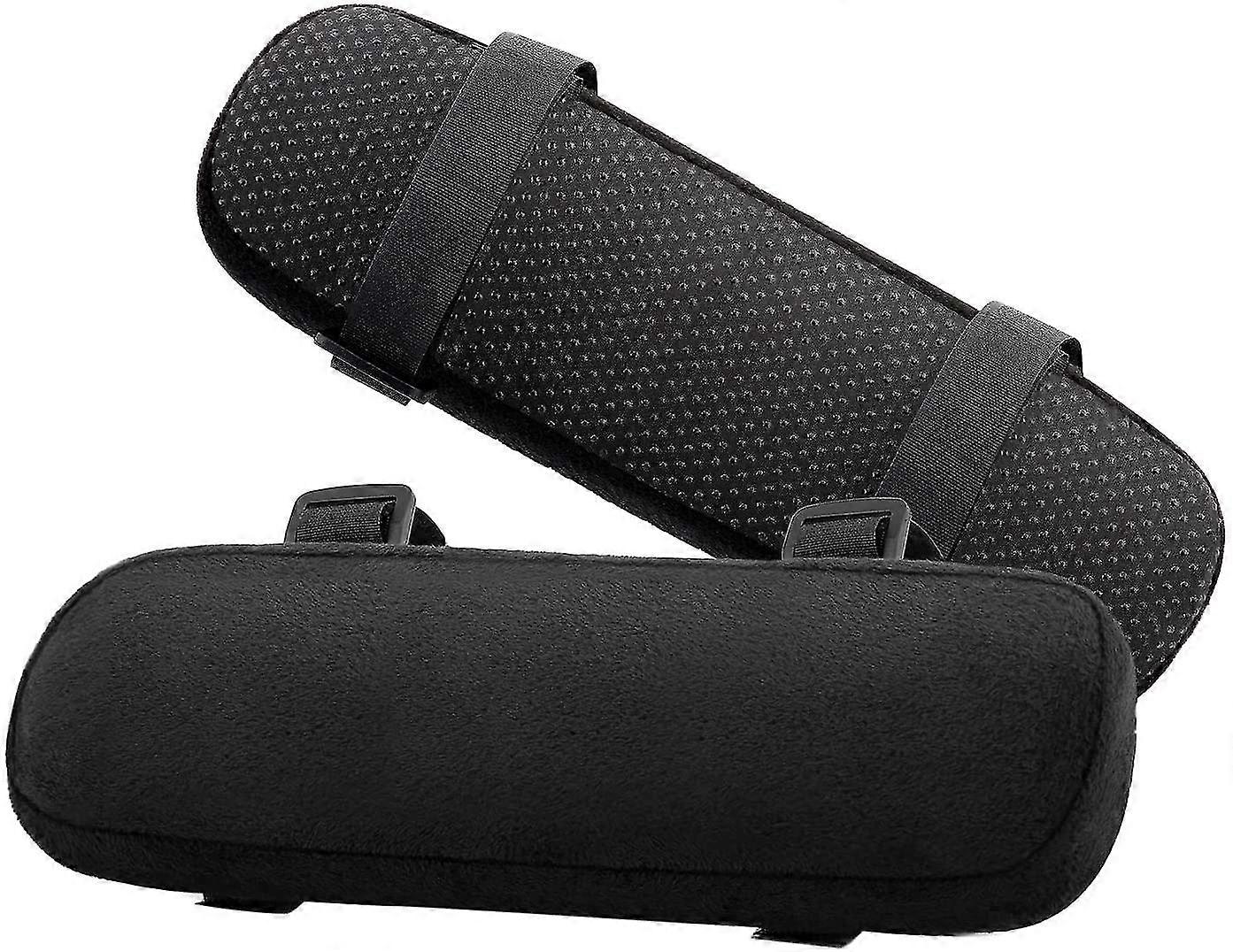 Chair Armrest Cushion, 2 Pieces Foam Soft Elbow Pillow Cushion - Black