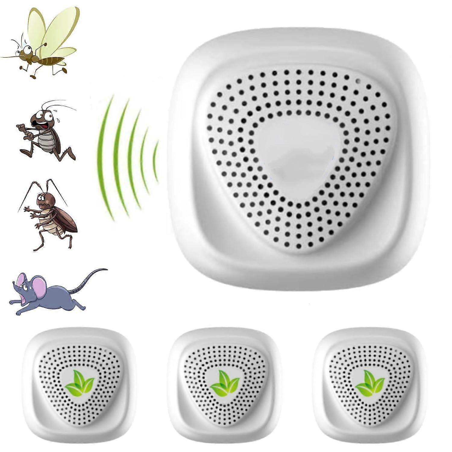 4 قطع فئران حماية البعوض ، طارد الفئران بالموجات فوق الصوتية ، طارد بالموجات فوق الصوتية ، جهاز مضاد للفئران بالموجات فوق الصوتية ، للفئران والحشرات 2024 جديد