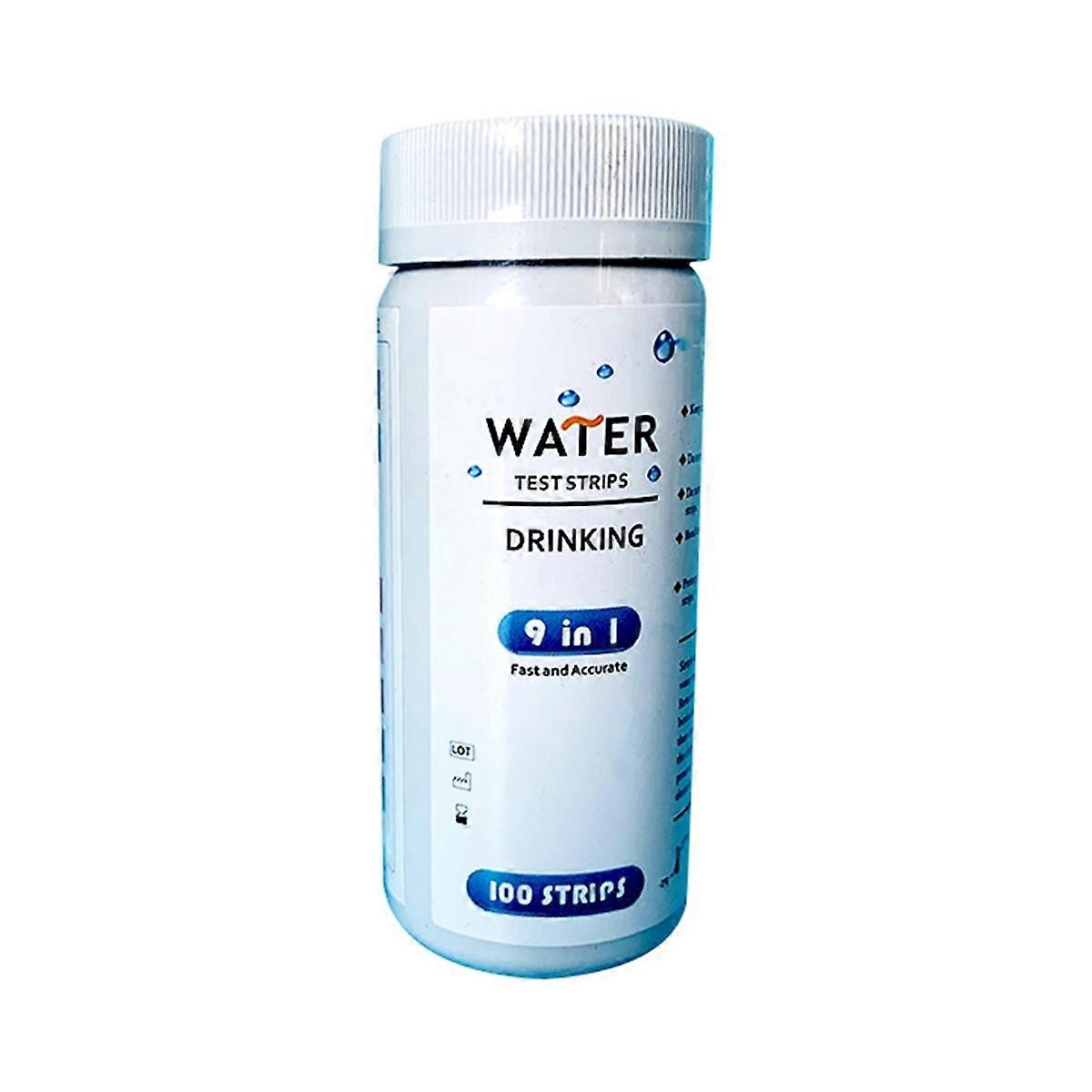 Water Test Kit 100 Home Water Test Strips for Well and Faucet Test Kit Tests for PH, Chlorine, Lead