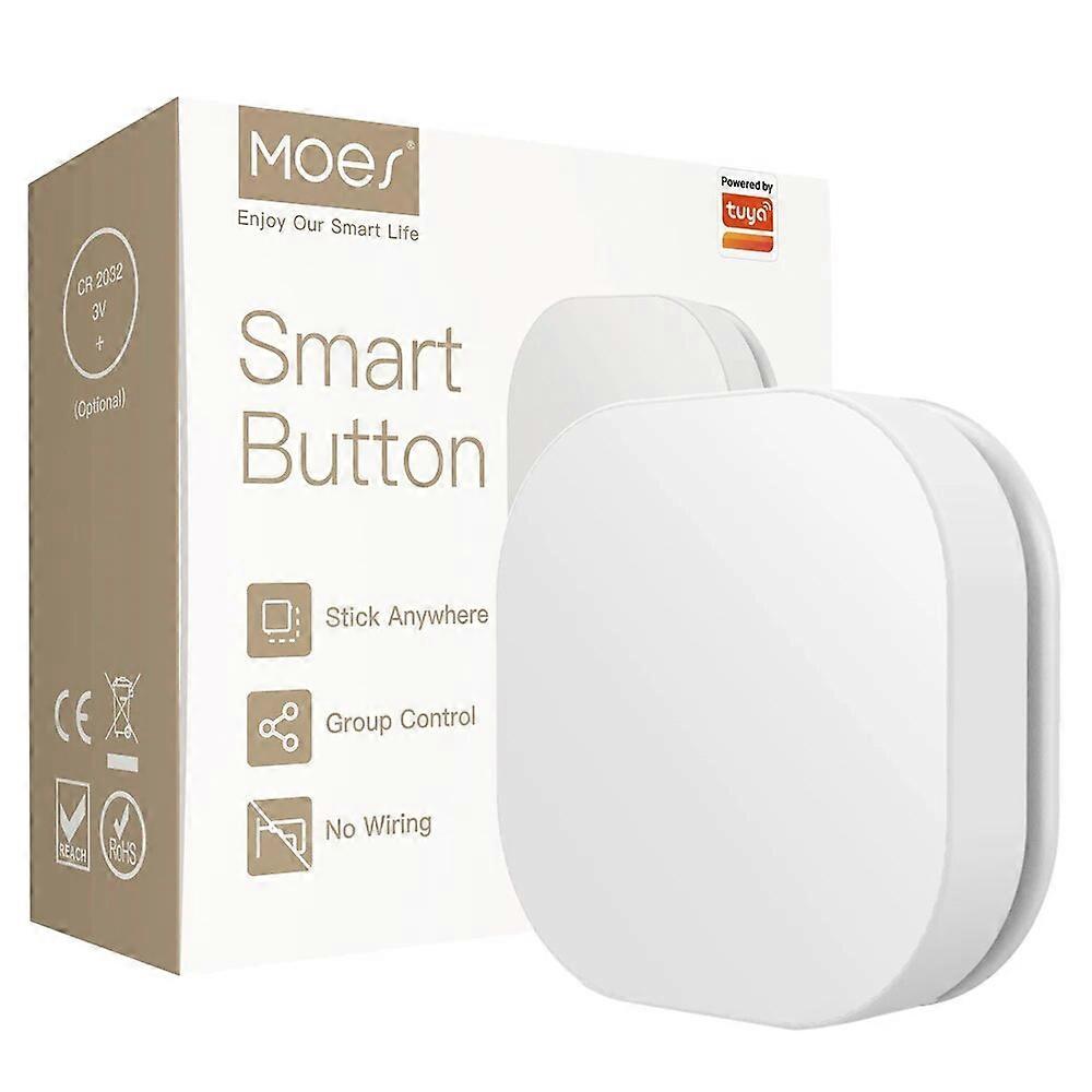 T-uya ZigBee Intelligent Scene Switch Trådløs Automatisering Scenario Dimming Lys Kontroller APP-kontroll for Alexa Google Home