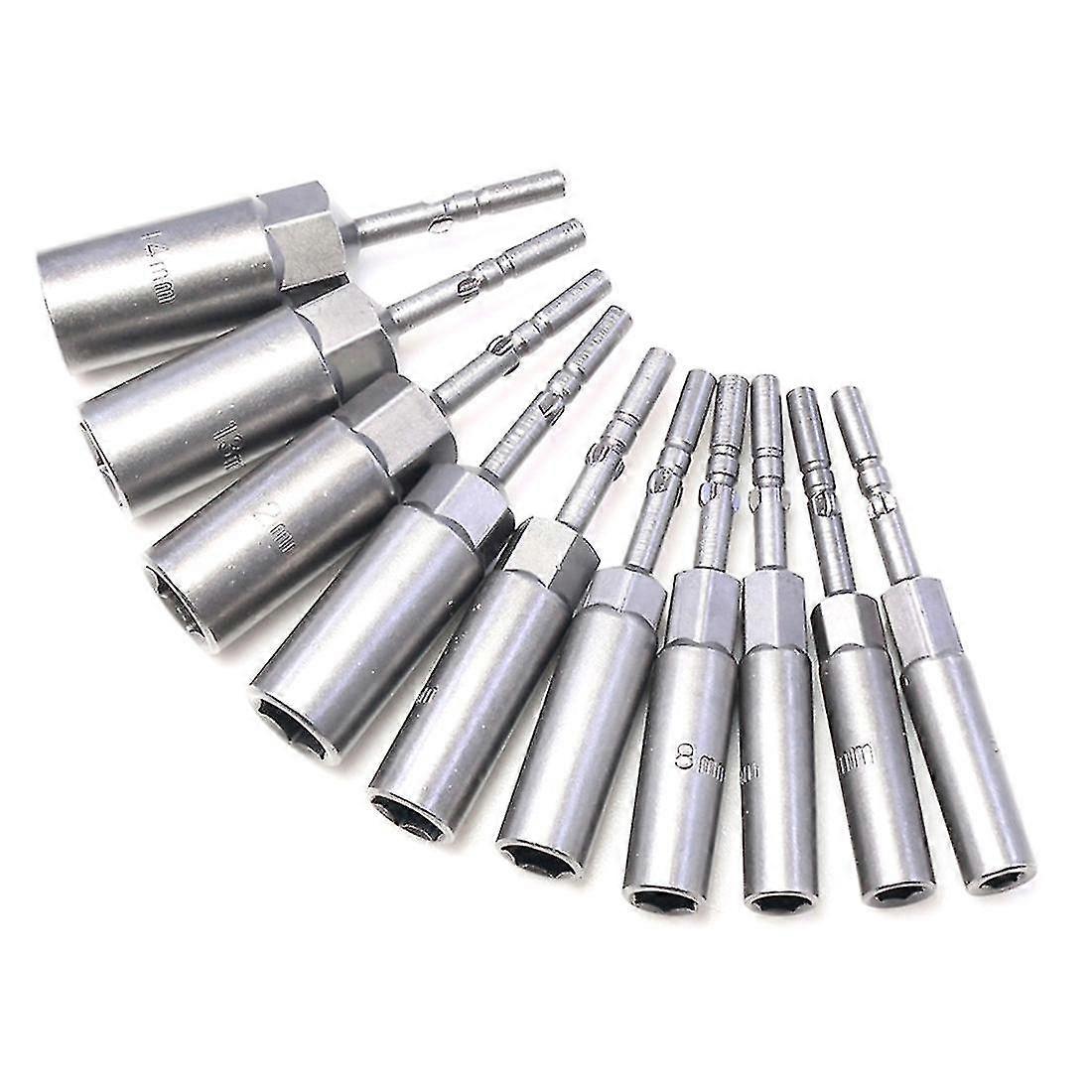 Cr-v Deepened Electric Batch Sleeve 801 Screw Inner Hexagonal Socket