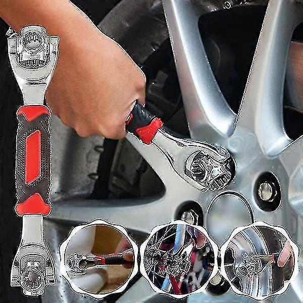 48 In 1 Socket Wrench, Universal Adjustable Grip Multi Tool Ratchet Bolt Kit, Multi Tool Kit Socket