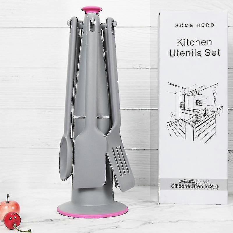 6pcs Silicone Kitchenware Kitchen Tool Set Silicone Cooking Set Silicone Spatula Kitchen Tool Set