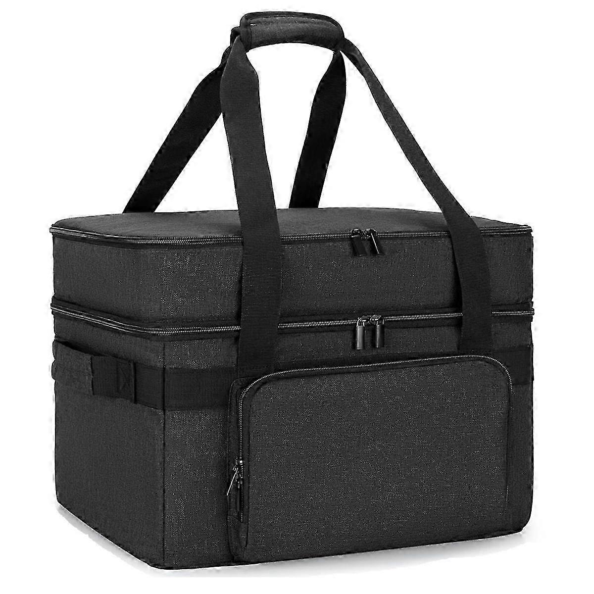 Borsa per il trasporto della griglia interna con cuscinetto inferiore Griglia senza fumo Borsa per griglia elettrica a doppio strato