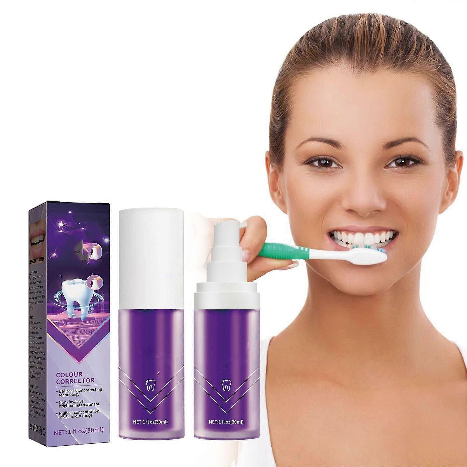 Purples Οδοντόκρεμα Καθαρισμός Δοντιών Στοματική Φροντίδα Καθαρισμού Οδοντόκρεμα Purples Οδοντόκρεμα Καθαρισμός Δοντιών Στοματικός Καθαρισμός Οδοντόκρεμα 30ml