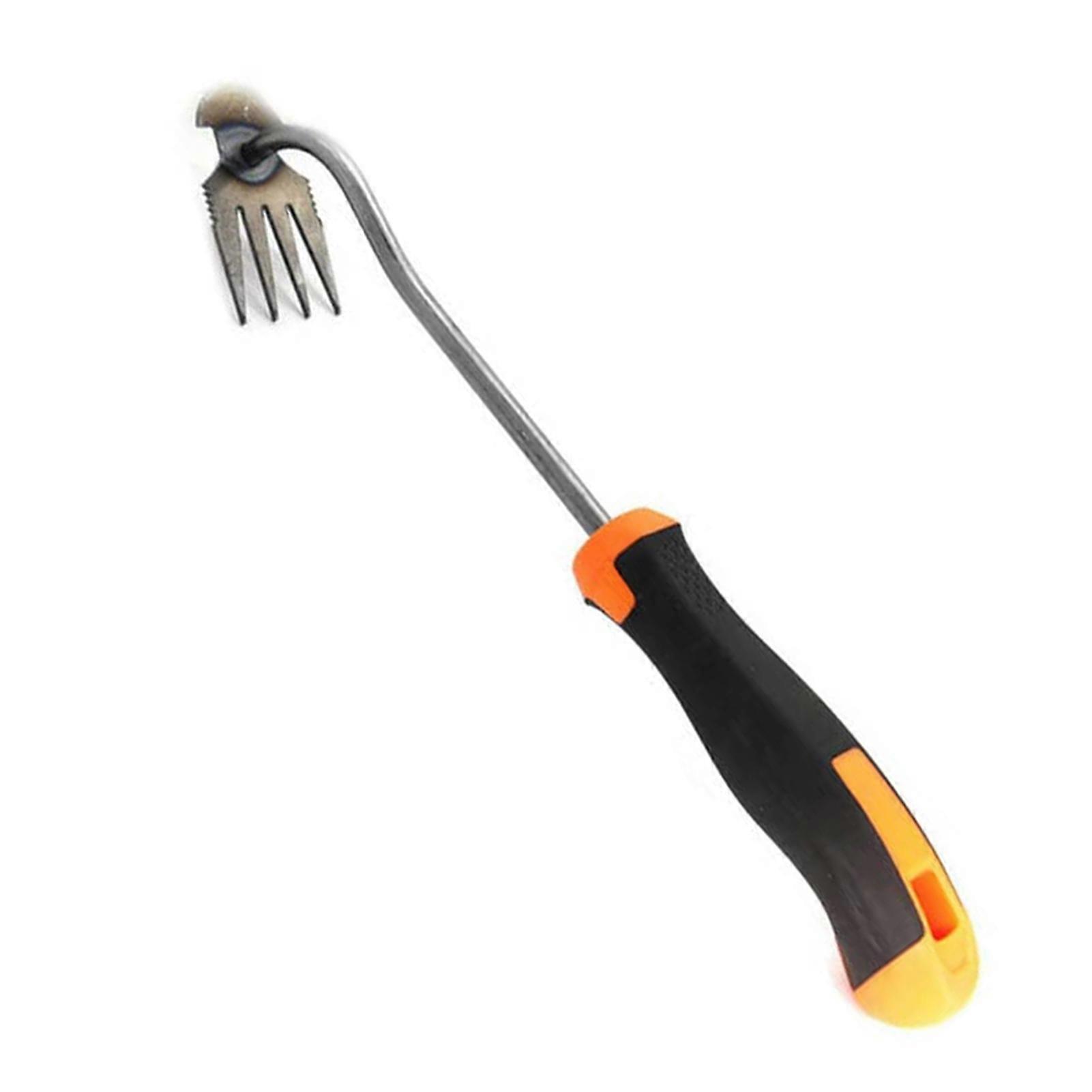 Weed Puller 4 Teeth Dual Purpose Precision Weeding Stainless Steel Manganese Steel Forged Weed Puller Home Supply KAESI