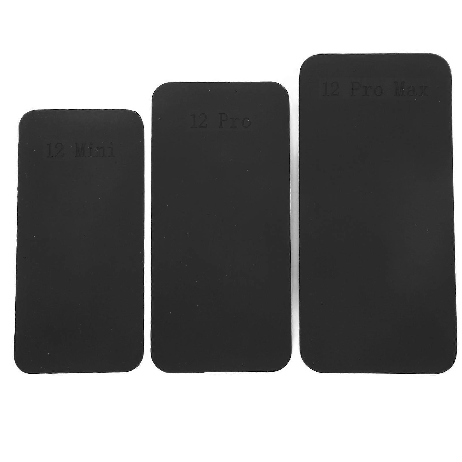 3Pcs LCD Screen Fix Repair Mat Rubber Stable LCD Screen Adhesive Removal Pad for IOS 12 12Pro