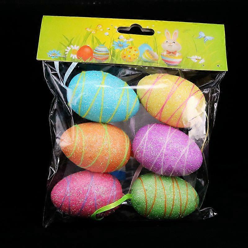Easter Bunny Nest Eggs 4x 6cm Easter Decorative Eggs Children Easter Gifts