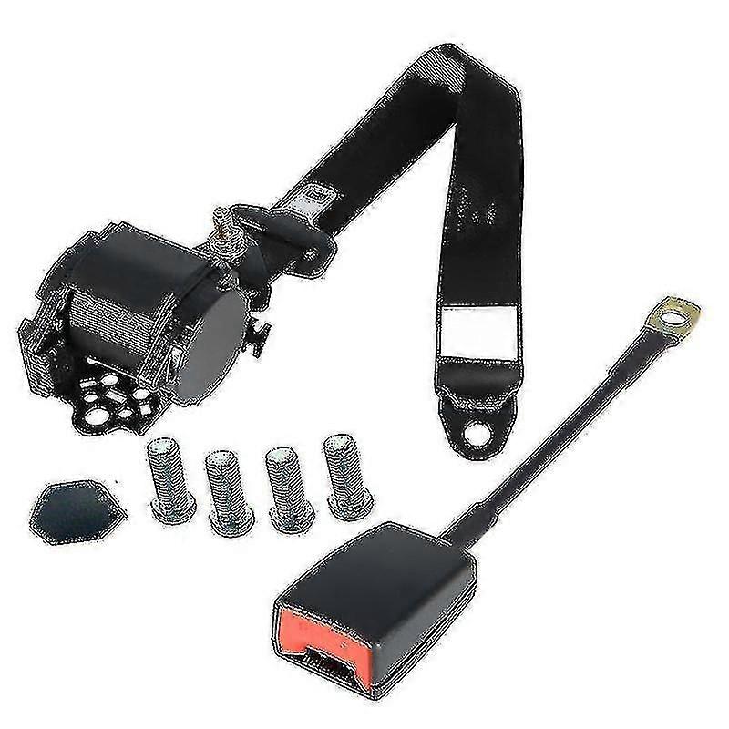-point Car Seat Belt Y Automatic Retractable Driver's Seat Belt -point With Base Socket