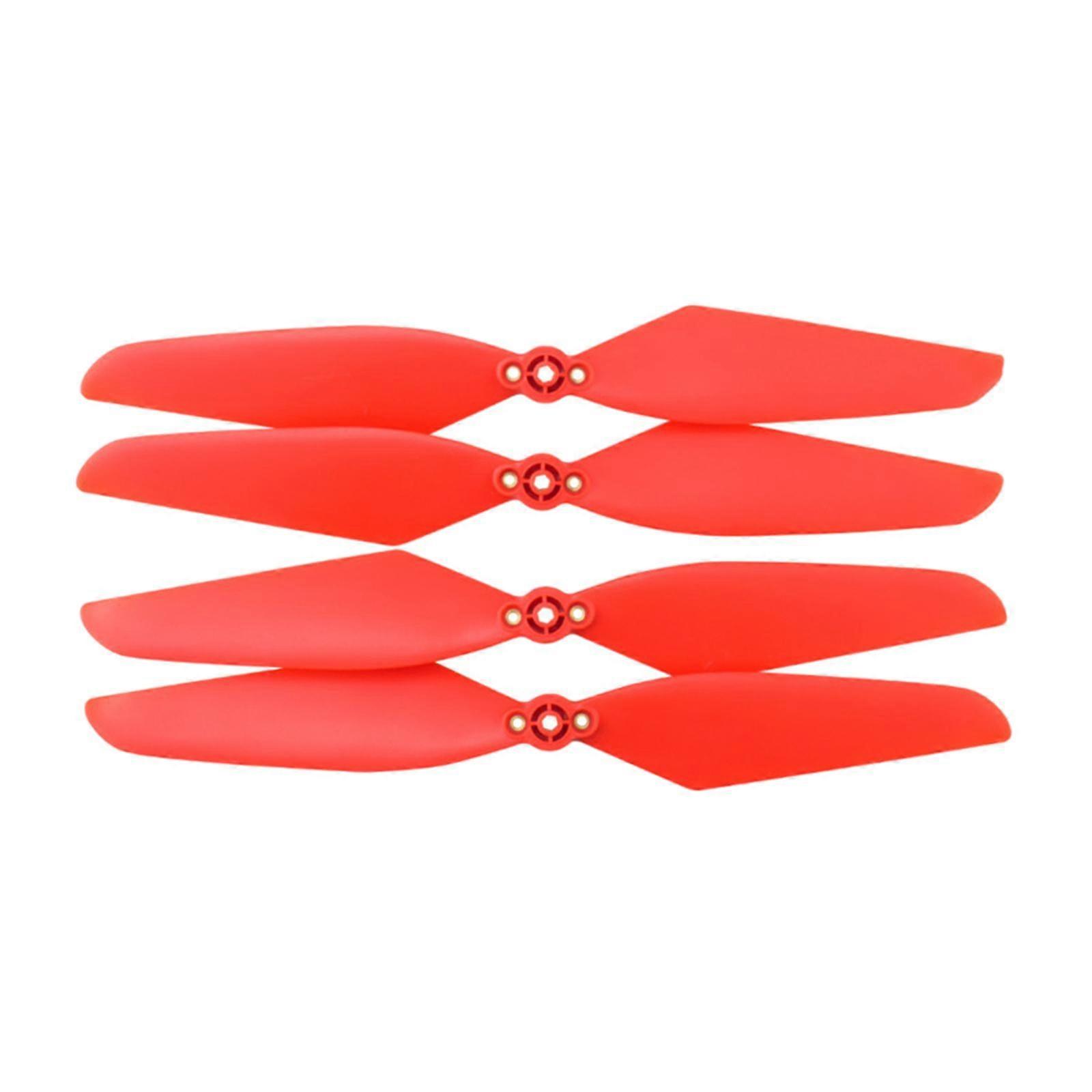 4Pcs Quick Release Foldable Propeller for D15 MJX B20 Bugs 20 Red