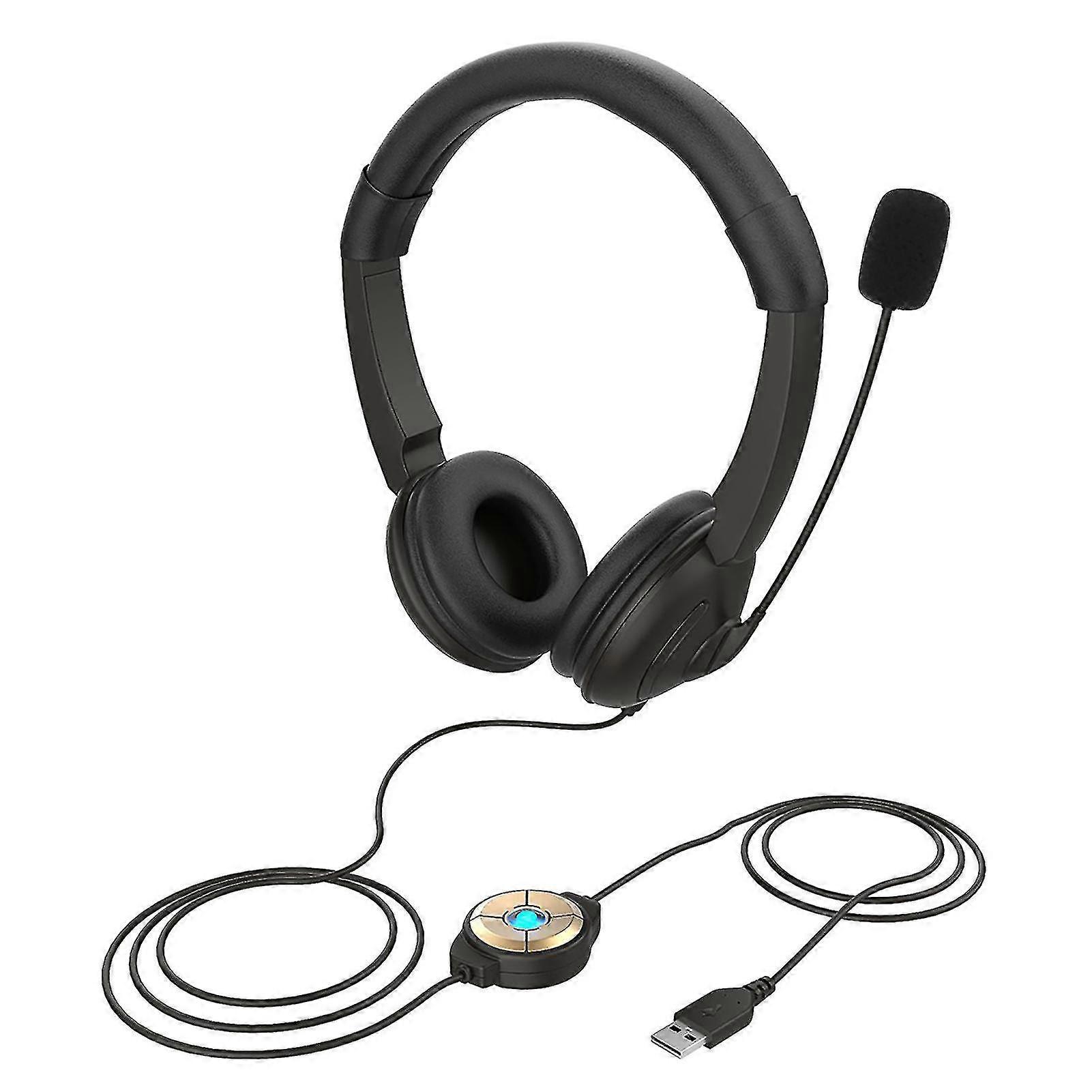 Noise Cancelling For Computer Universal Usb Headset Call Center With