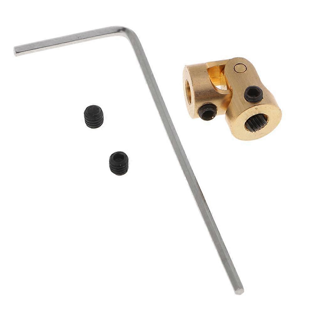 8x Metal Universal Joint 3-3 & M2 Screws for 1:24 Simulation Vehicle