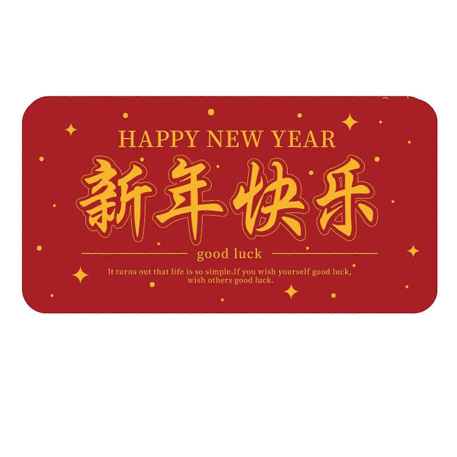 Holiday Ornaments 2022 New Year Folding Red Envelope Personality Enlarged Red Envelope Chinese New Year Blessing Red Envelope Q