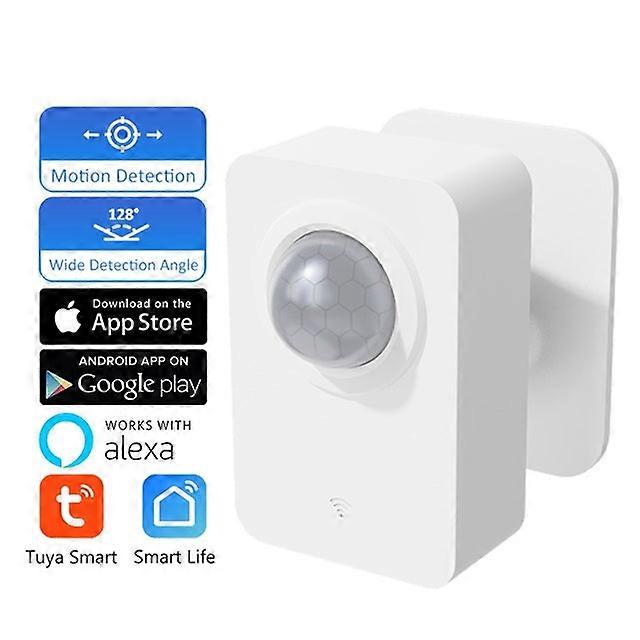 Tuya Wifi Pir Smart Motion Sensor Detector Home Wireless Mini Sensor Infrared Human Motion Battery Powered Security Alarm Sensor