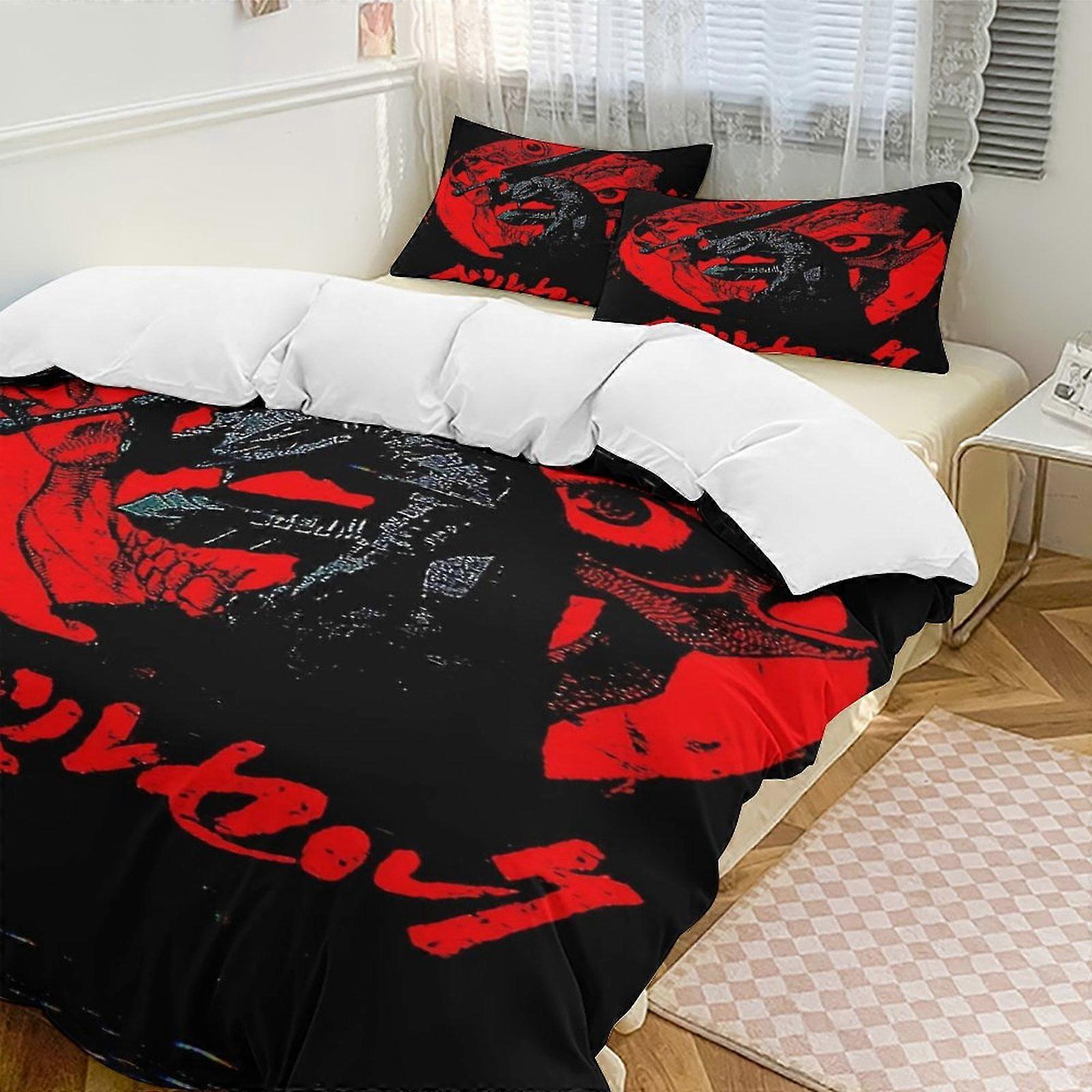 Bedding set Gs629 Berserk Anime Home Bed 3-piece Set,Lightweight and comfortableMultiple sizes to choose from SH629