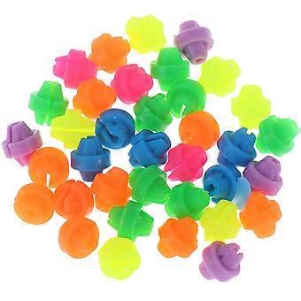 72 Pieces Bike Spoke Beads, Colorful Bike Spoke Clip, Bicycle Decoration Accessories, Spoke Bead Decoration for Kids Girls Bike Accessories