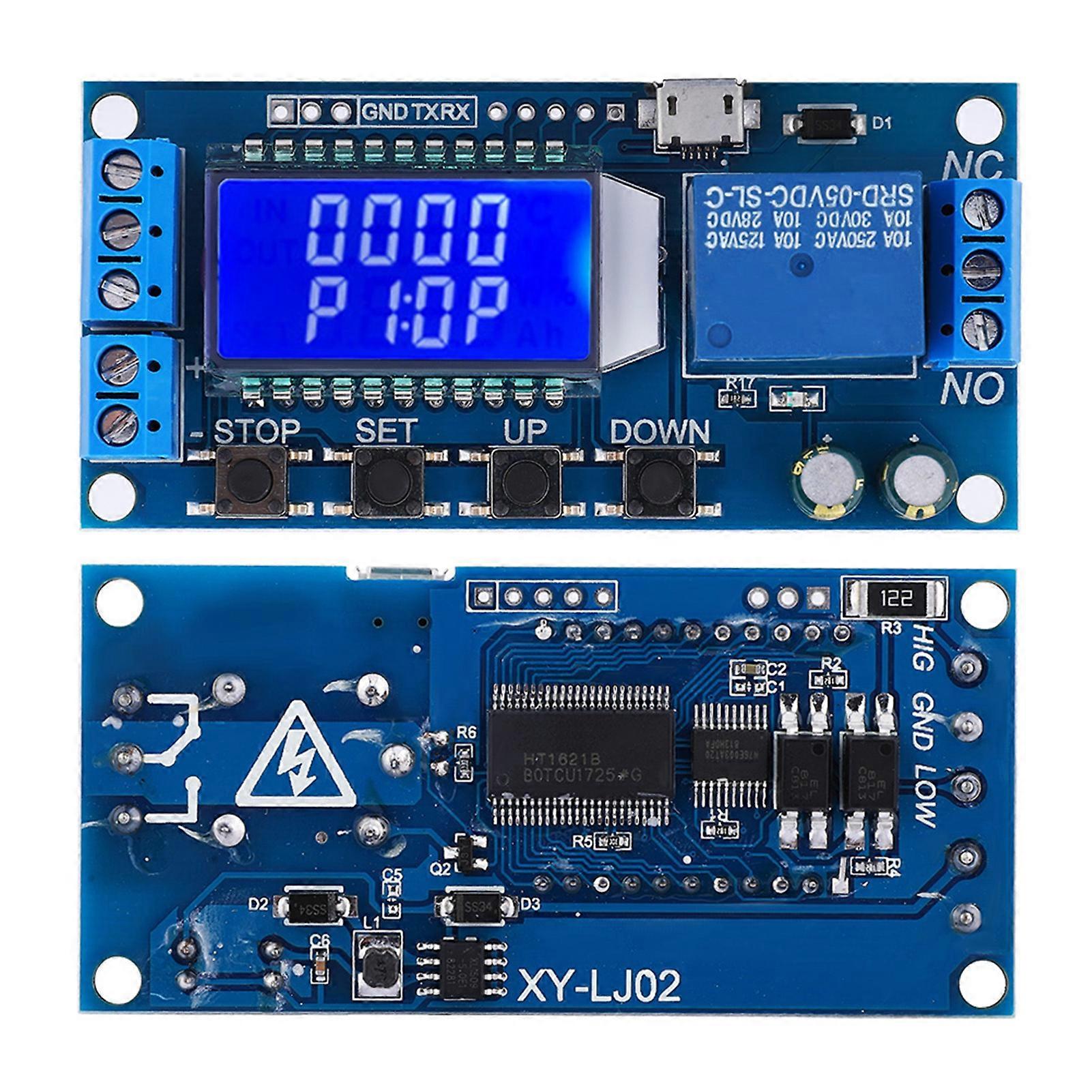 Time Delay Relay Module 0.01s?9999min, 5V/12V/24V, LCD Display