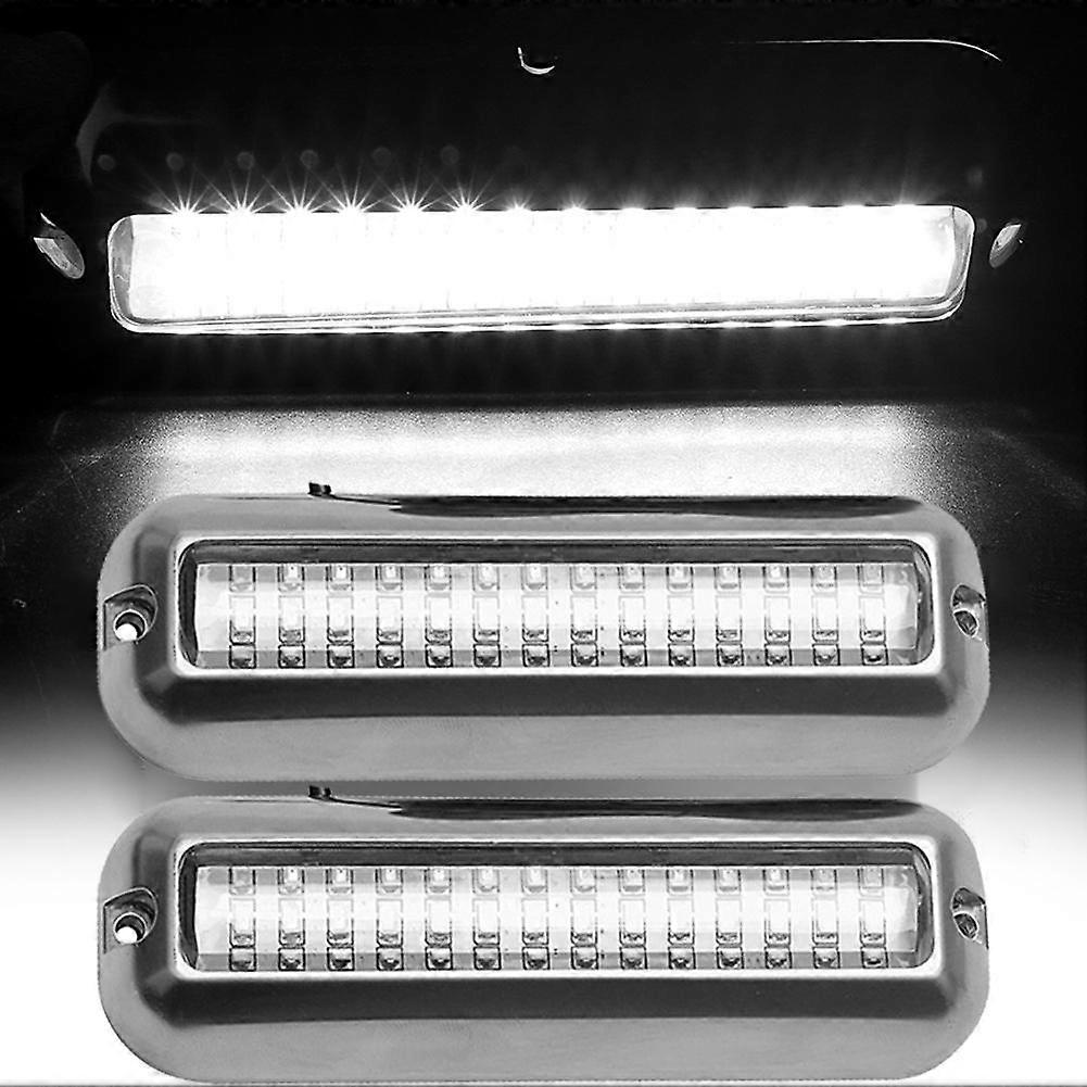 جديد 2 قطعة يخت تحت الماء ضوء 42 LED لشاحنة قارب ستيرن مرساة ضوء البحرية قارب الإبحار إشارة ضوء عائم أضواء بحرية
