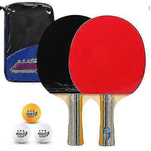 Ping Pong Paddles Sets Ping Pong Paddles Quality Table Tennis Rackets 2 Ping Pong Bats Long Short Ping Pong Racket Set