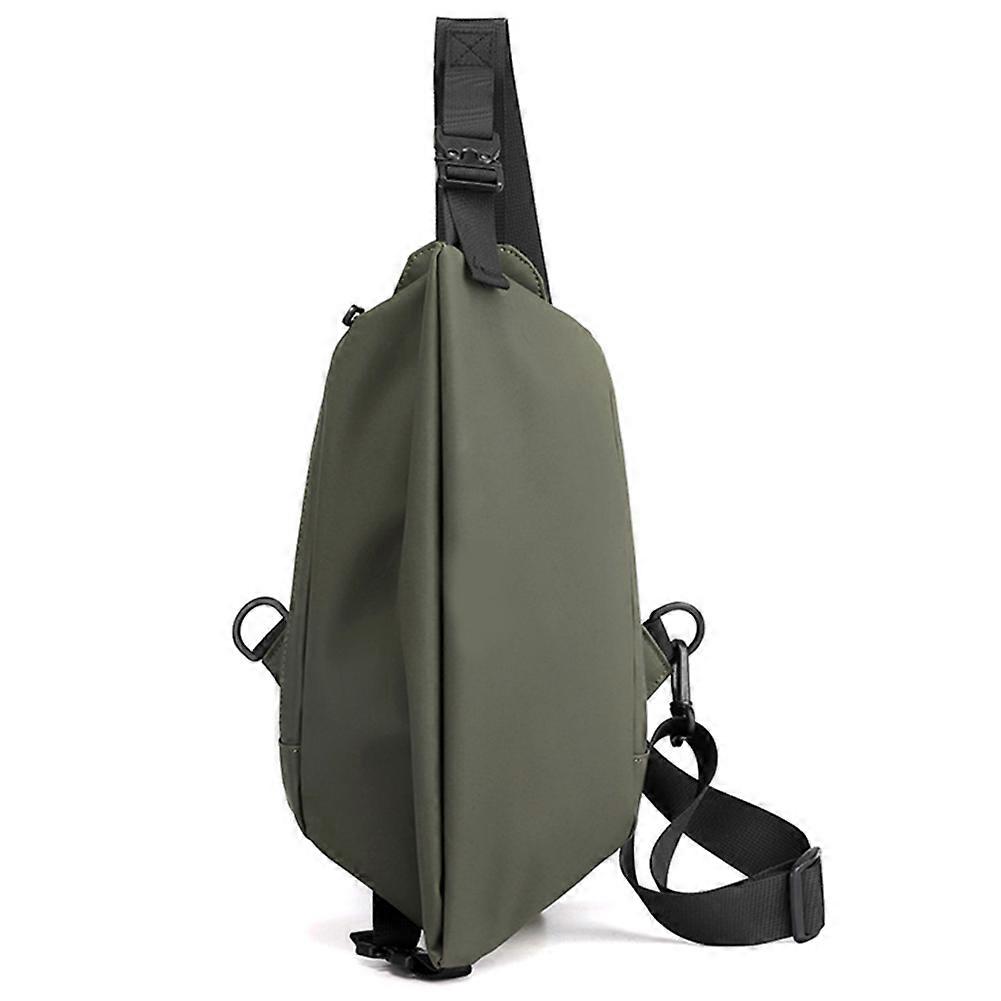 Shoulder Bag Men's Waterproof Daypack Bags Multiple Pockets Anti-Theft Sling Bag