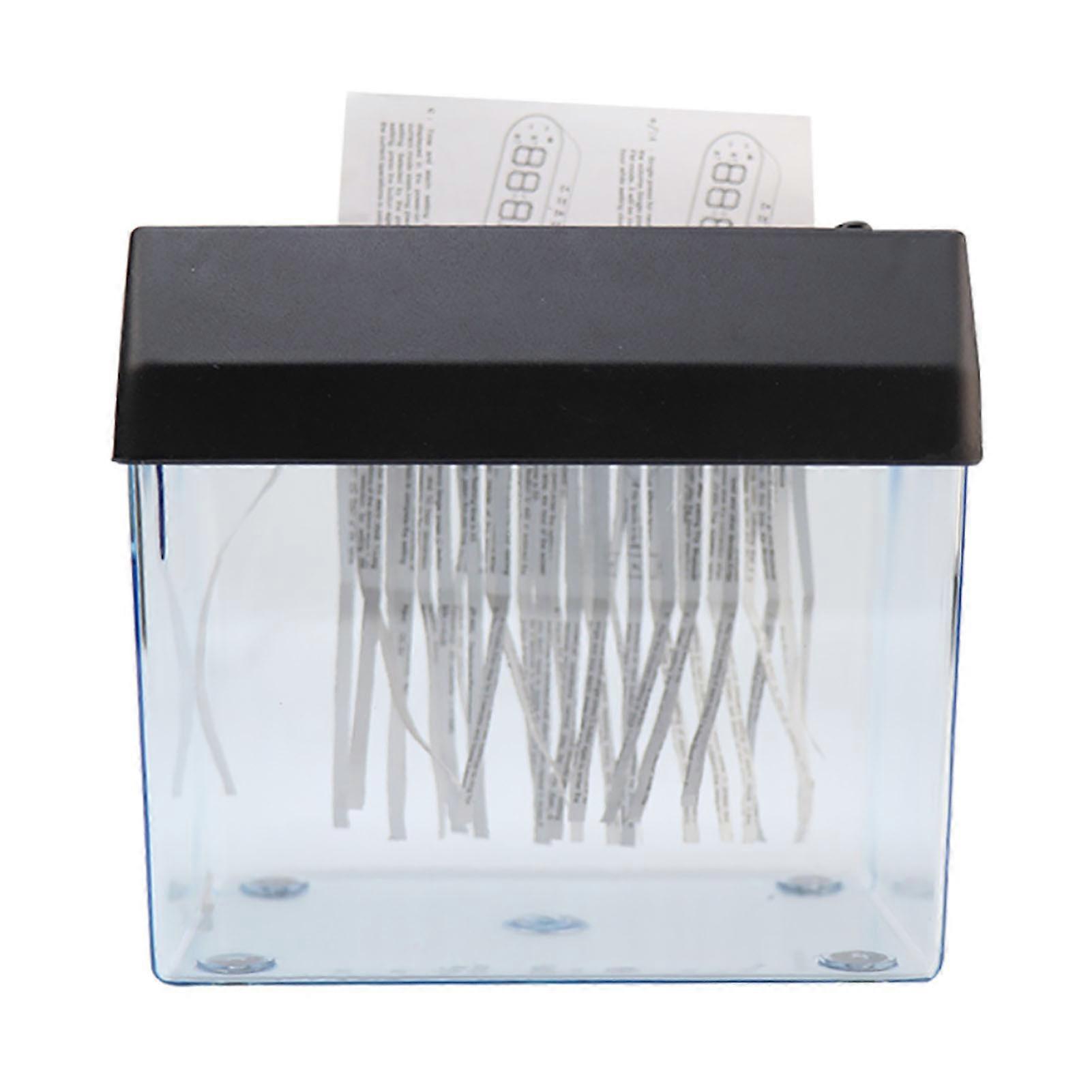 USB Paper Shredder Automatic Feeding Mini Electric A6 Paper Shredder Cutter for Office School