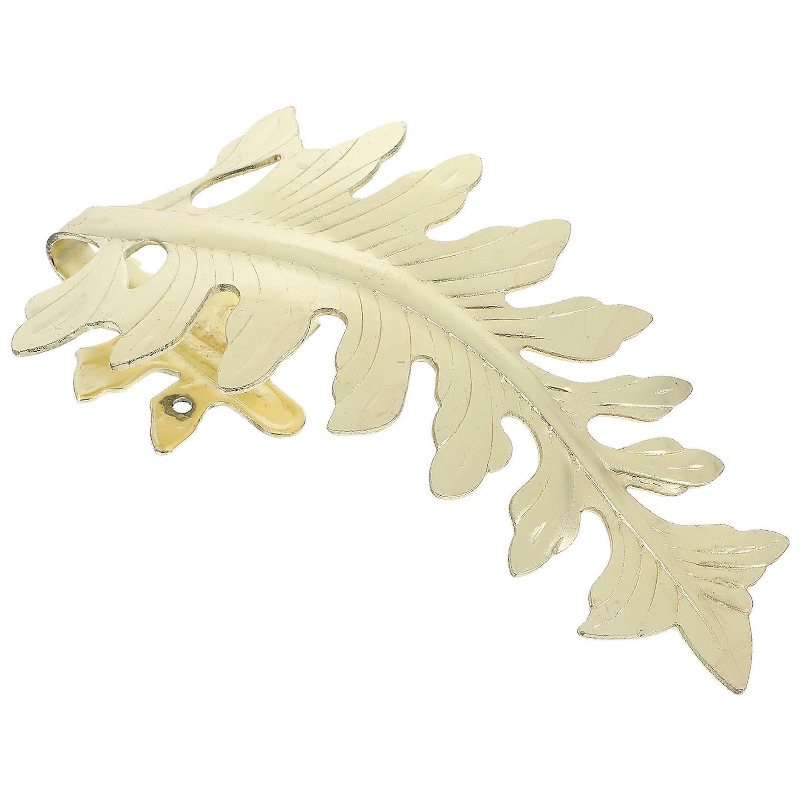 Leaf Shaped Curtain Holdback Decorative Window Drapery Tieback Curtain Tie Back Hook