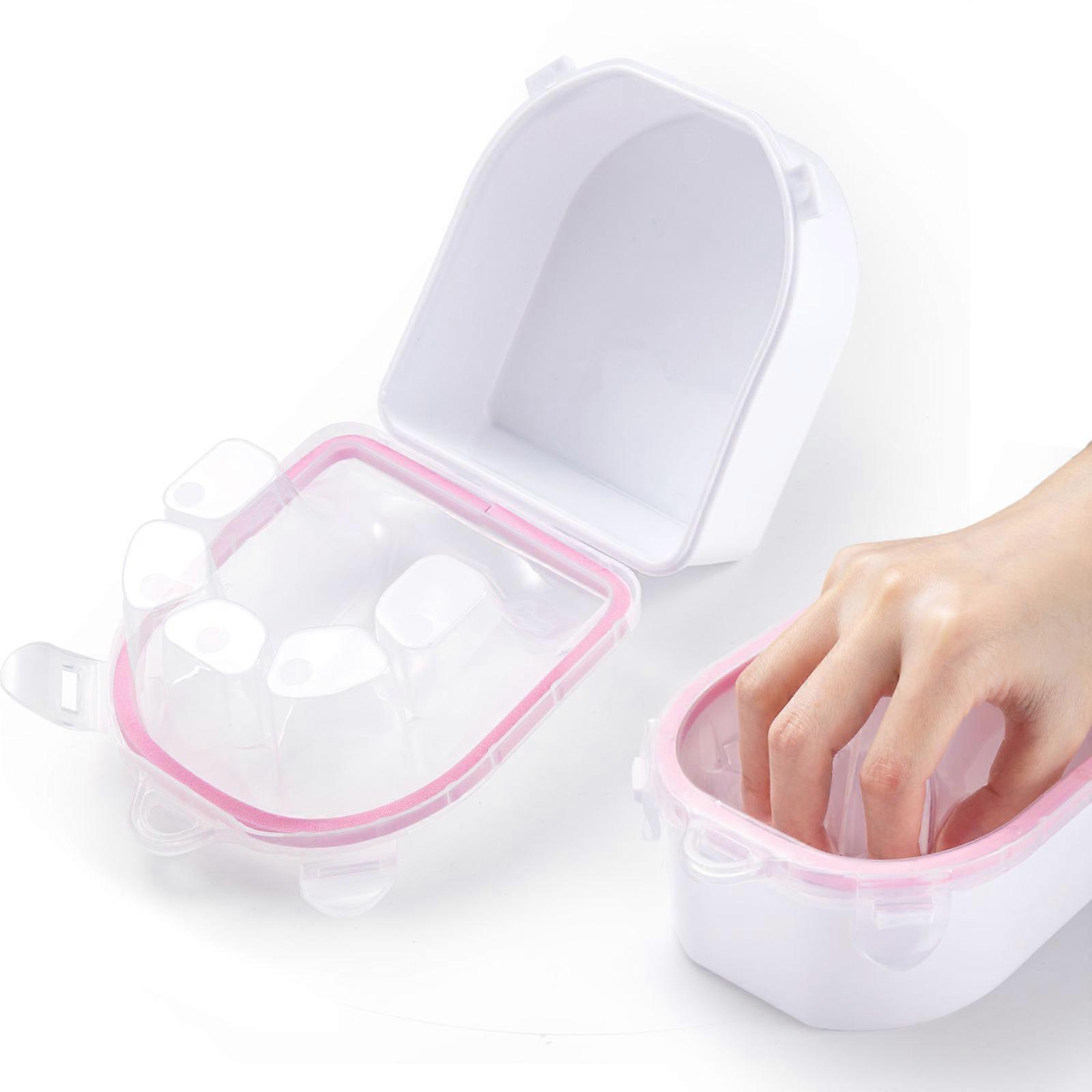 Nail Soaking Bowl, Double Layer Manicure Bowls, Nail Polish Remover Bowl, Upgrade Thicken Acetone Soaking Bowls,Soak off Gel Polish Remover Bowl
