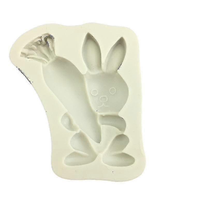 Easter Bunny Silicone Mold, Fondant Mold Silicone Candy Mold
