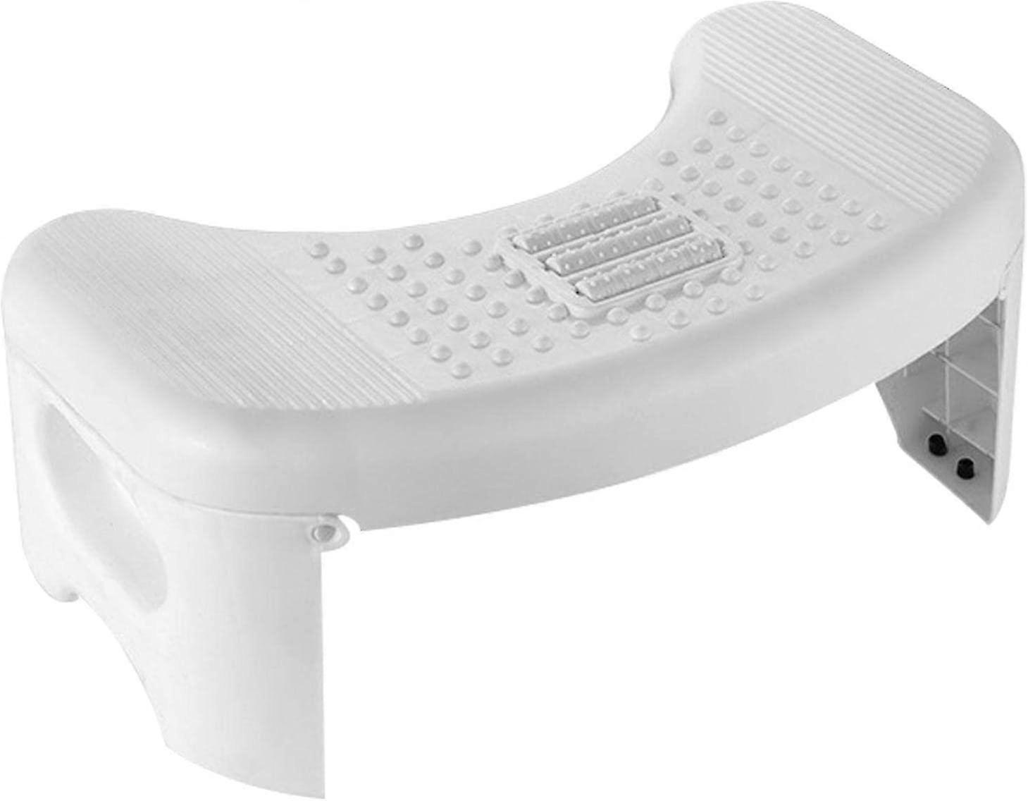 Badezimmer WC Hocker, 46x26x18cm Faltende Hocker Hocker, rutschfester Badezimmer-Tritthocker