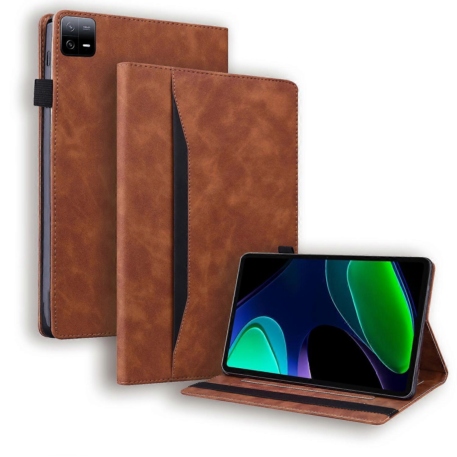 Splicing Leather Tablet Case For Xiaomi Pad 6 Max 14.0