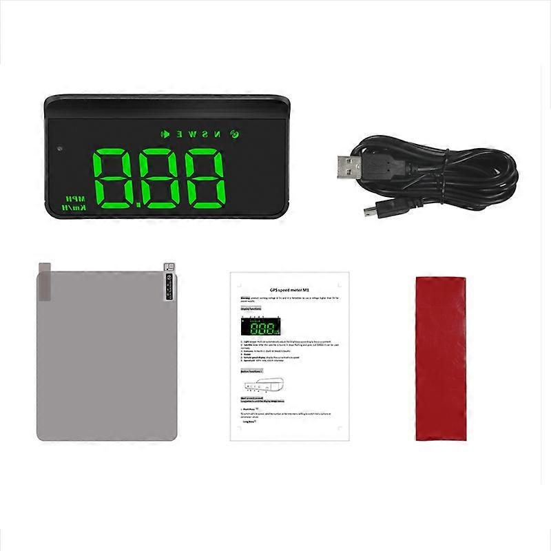 Car HUD Head Up Display Speedometer Overspeed Warning Acceleration Brake Tester