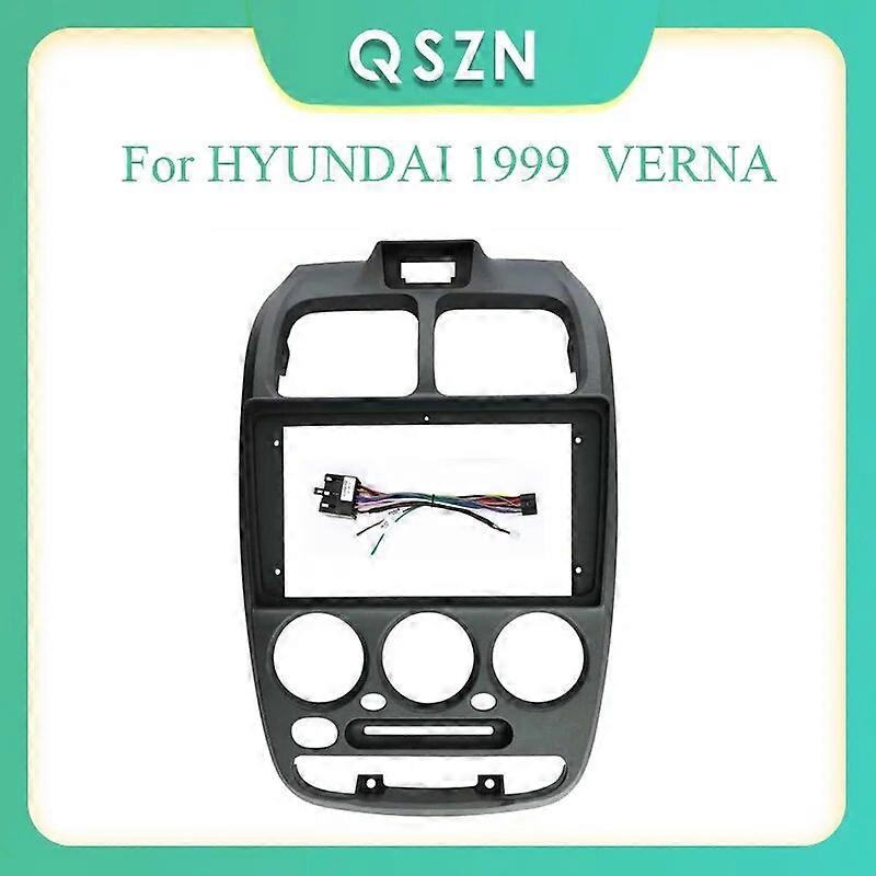 Car Frame Fascia Adapter For Hyundai Verna Aaccent 1999-2004 Android Radio Dash Fitting Panel Kit