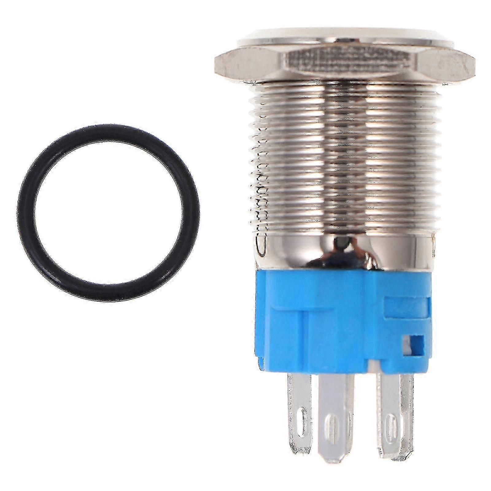 Pulsanti in metallo da 16 mm, interruttore a pulsante autobloccante, interruttore momentaneo, interruttore a pulsante momentaneo