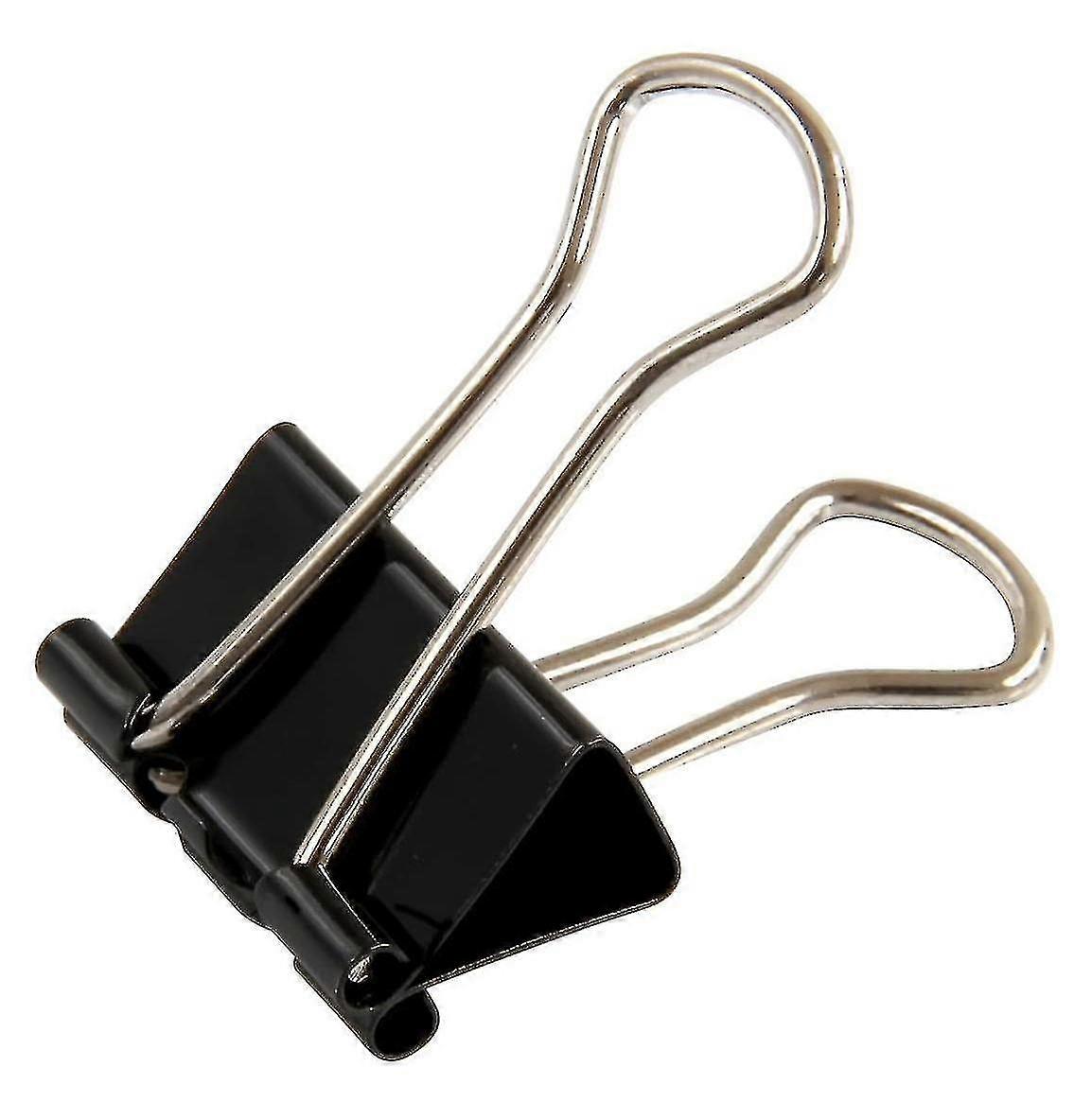 24 Pieces 32 Mm Black Paper Clips