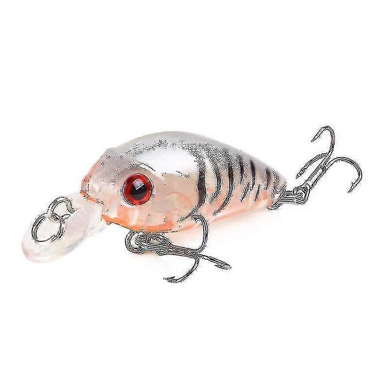 Fishing Lure, 2 Pcs Bait Fishing Hooks 3d Artificial Lures, Wobbler Artificial Bait Lures 4.5cm