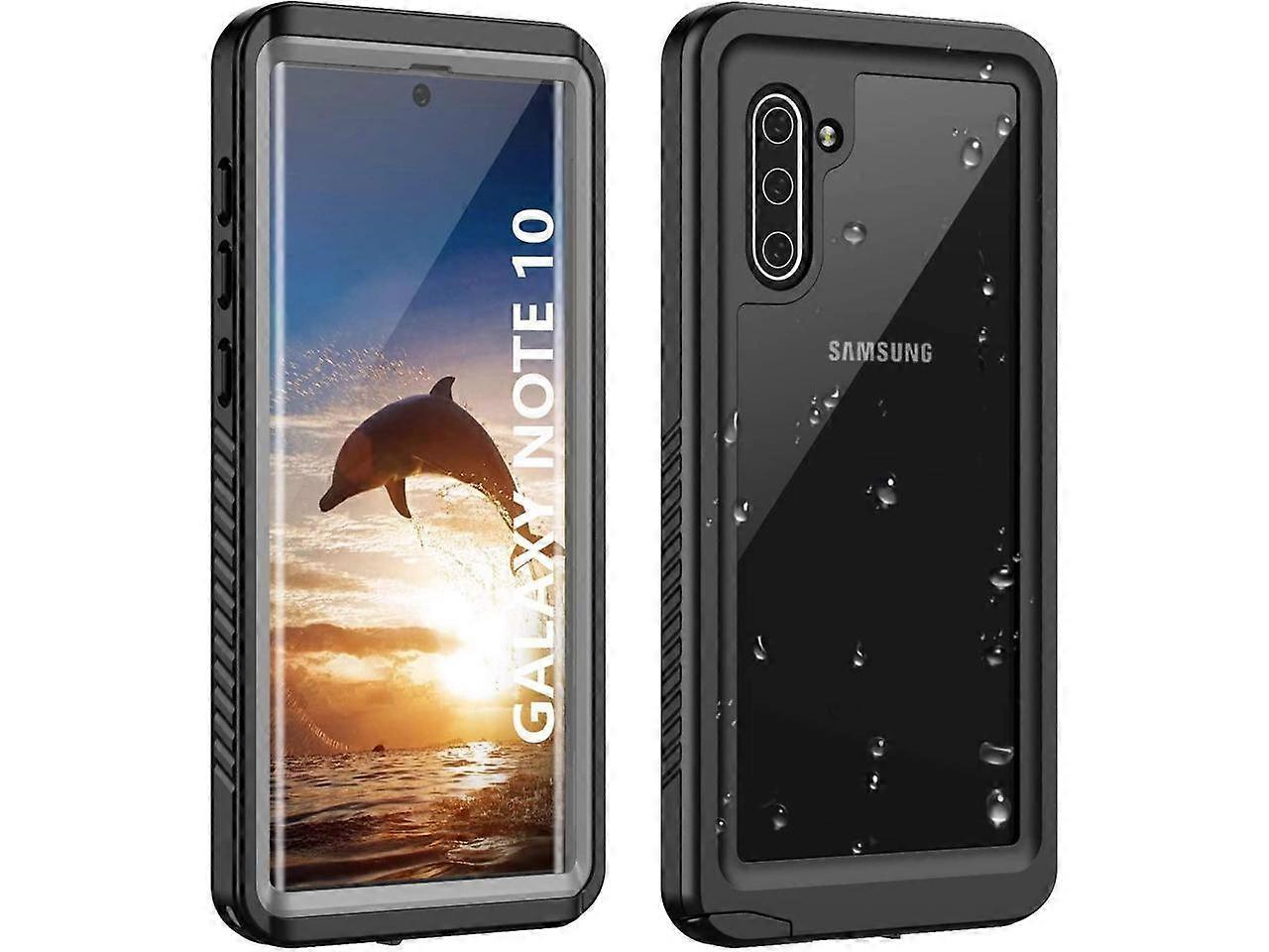 Galaxy Note 10 Waterproof Case, Built in Screen Protector Protective Shockproof Cover Sandproof IP68 Underwater Waterproof Case for Galaxy Note 10 6.3