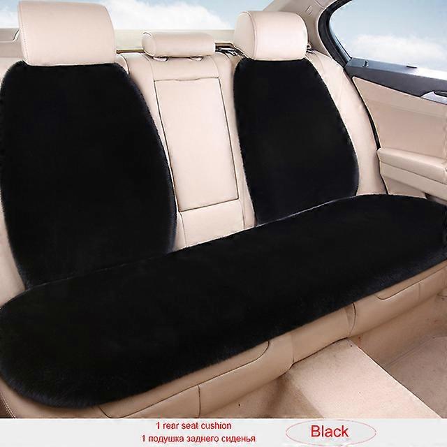 Universal Winter Car Seat Cushion Headrest Lumbar Support Imitated Rabbit Fur Car Seat Cover Thickened Plush Auto Cape Keep Warm