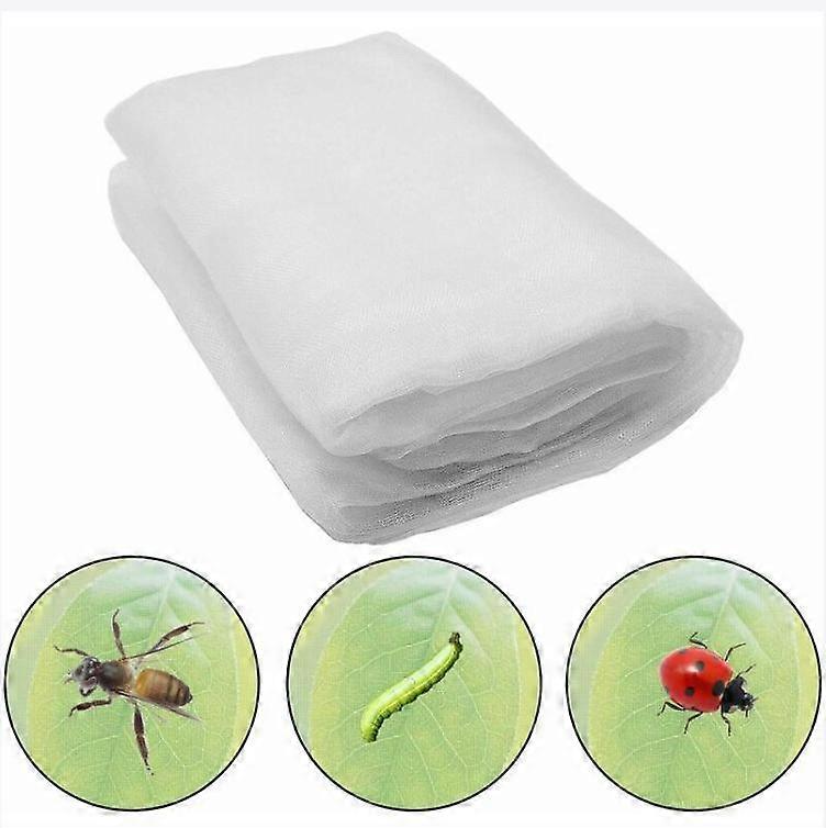 Insect Net, 60 Mesh 6x2.5m Insect Protection Mesh, Anti-Insect Net for Plants, Mosquito Garden Netting, Garden Protection Netting to Protect Plants Fr