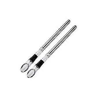 2pcs Wine Cooler Wine Chiller StainlSteel Wine Chiller Stick Wine Decanter With Wine Aerator