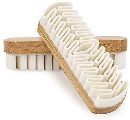 Brosse à chaussures en daim, brosse en caoutchouc crêpe pour nettoyer tous types de cuir et nubuck