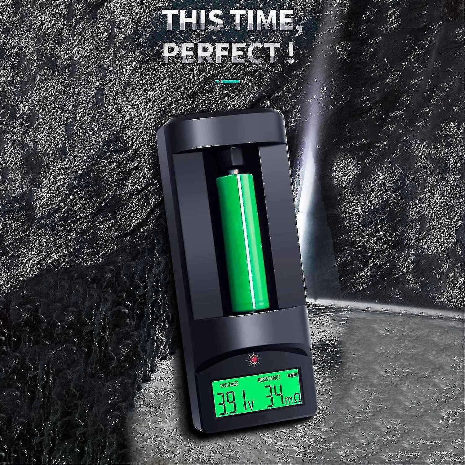 xjDigital Display Battery Voltage Internal Resistance Tester 0-999m Universal 18650 Lithium Battery