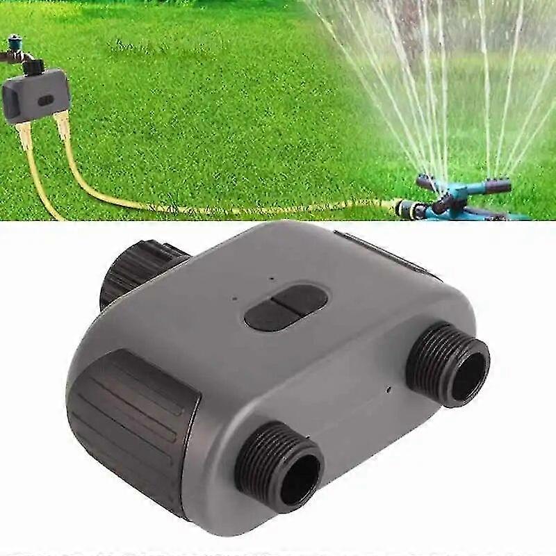 Excelent G3/4 filetat automat dublu temporizator de irigare Intelligent Wifi Water Sprinkler Timer pentru parcuri grădini Peisagistică 100-250v