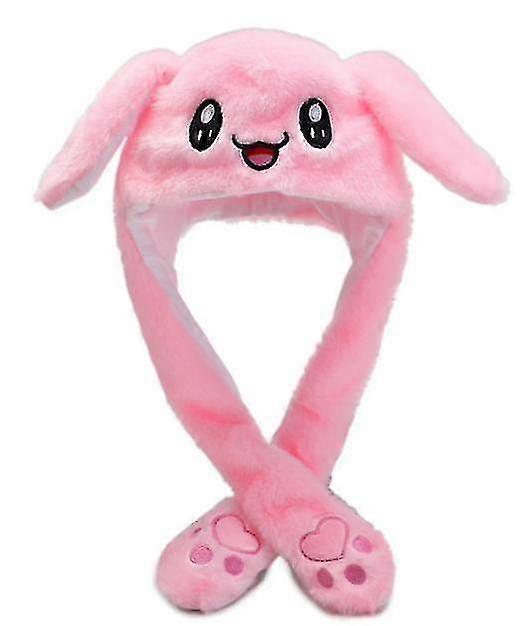 Plush Pinch Ears Can Move Hats, Cartoon Light-up Hats, Bunny Hats
